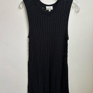Aritzia Wilfred Black Sleeveless Knit Top